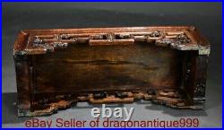 12.2 Old Chinese Huanghuali Wood Dynasty Hollow out Dragon Furniture Tea table