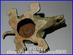 12 Antique Chinese Warring States period Bronze ware Dragon turtle Statue