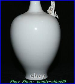 13 Old Chinese Song Dynasty Ding Kiln Porcelain Dragon Beast Head Bottle Vase