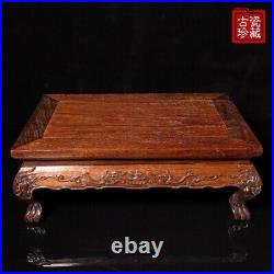 14.5 Exquisite Chinese old antique dragon Rosewood small tea table
