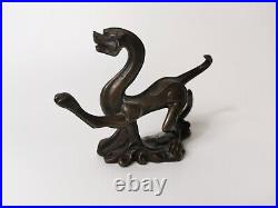 18/19th century CHINESE bronze cast figures tiger Dragon