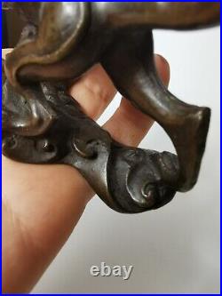 18/19th century CHINESE bronze cast figures tiger Dragon