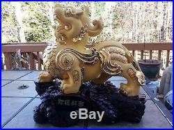 18H Chinese Feng Shui Luck Dragon PiXiu Statue