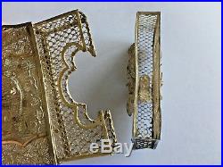 19th Century China Chinese Export Dragon Silver Filigree Card Case