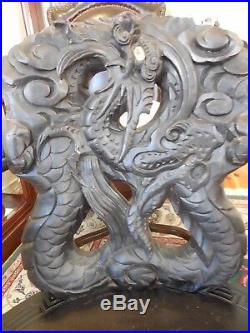 19th Century Hand Carved CHINESE'DRAGON' CHAIR