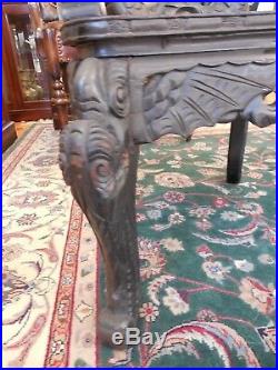 19th Century Hand Carved CHINESE'DRAGON' CHAIR