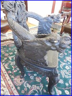 19th Century Hand Carved CHINESE'DRAGON' CHAIR