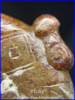 2.4 Antique Chinese Shang Dynasty Hetian Jade Nephrite Dragon Hook Gou Pendant