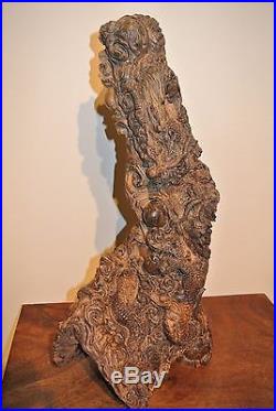 2668grams! Unique Agarwood Aloeswood Dragon Sculpture Statue HANDMADE