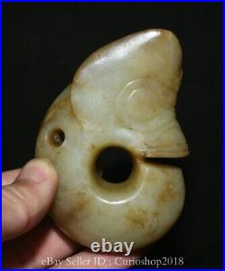 3.2 Old Chinese Hongshan Culture Hetian Jade Carving Pig Dragon Pendant Amulet 3.2 Old Chinese Hongshan Culture Hetian Jade Carving Pig Dragon Pendant Amulet