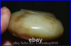 3.2 Old Chinese Hongshan Culture Hetian Jade Carving Pig Dragon Pendant Amulet 3.2 Old Chinese Hongshan Culture Hetian Jade Carving Pig Dragon Pendant Amulet