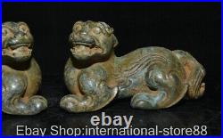 4.6 Old Chinese Bronze Ware Dynasty Palace Pixiu Dragon Auspicious Beast Statue