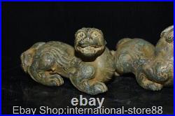 4.6 Old Chinese Bronze Ware Dynasty Palace Pixiu Dragon Auspicious Beast Statue