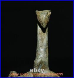 5.6 ancient China Chinese Bronze ware Dynasty Dragon beast barb statue