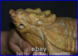 6.8 ancient Chinese Hongshan culture Old jade Dragon turtle tortoise sculpture