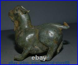 6 Rare Antique Chinese Bronze Ware Dynasty Place Dragon Beast Zun Sculpture