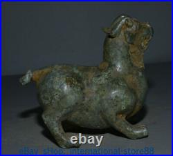 6 Rare Antique Chinese Bronze Ware Dynasty Place Dragon Beast Zun Sculpture