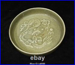 7.6 Old China Chinese Ancient Ru Kiln Porcelain Song Dynasty Dragon Pen Wash