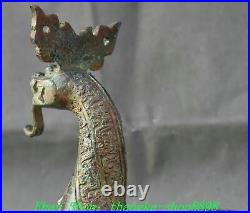 7.8Old China Spring Autumn Period Bronze Fengshui Dragon Beast Pixiu Statue