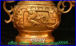 7 Antique Chinese 24K Gold Dynasty Palace Dragon Phoenix Drinking Cup