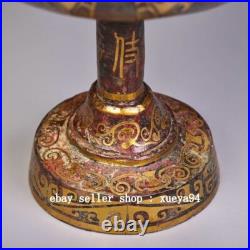 8 Antique Old Dynasty Bronze Ware Gold Dragon Pixiu Beast Incense Burner Censer 8 Antique Old Dynasty Bronze Ware Gold Dragon Pixiu Beast Incense Burner Censer