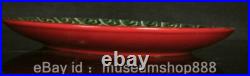 8 Marked Old Chinese Enamel Porcelain Dynasty Palace Dragon Dish Plate 8 Marked Old Chinese Enamel Porcelain Dynasty Palace Dragon Dish Plate