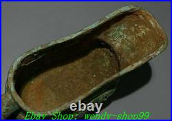 9 Old Chinese Shang Zhou Dynasty Bronze Ware Dragon Beast Incense Burner Censer