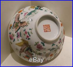 Antique Chinese Asian Qing Dynasty Porcelain Famille Rose Covered Vase Dragon