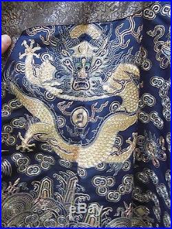 ANTIQUE CHINESE GOLD THREAD DRAGON JACKET