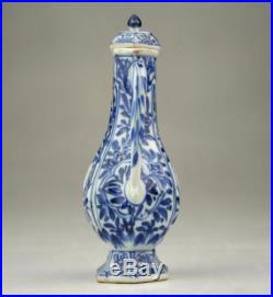 Antique 17/18thC Chinese Qing Kangxi Blue & White Islamic Porcelain Dragon Ewer