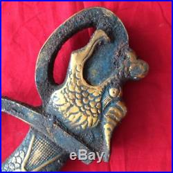 Antique 94cm Chinese ancient bronze dragon grain dragon sword