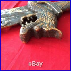 Antique 94cm Chinese ancient bronze dragon grain dragon sword