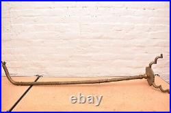 Antique Chinese Brass Dragon 1920s Hand Hammered Floor Standing Lamp Body 55