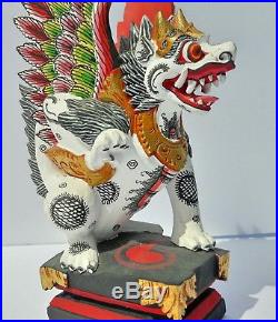 Antique Chinese C/1900's Wooden Gryphon Dragon