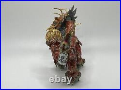 Antique Chinese Cloisonne Five Clawed Dragon 20th Century