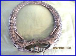 Antique Chinese Dragon Collar Necklace Hand Wrought 800 Silver 11x11 Rare