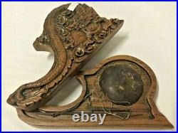 Antique Chinese Dragon Opium Scale in Case Handcarved