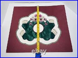 Antique Chinese Imperial Silk Embroidery Tiger Dragon Ceremonial Baby Collar