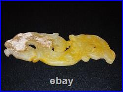 Antique Chinese Jade Hetian Jade Dragon FOR gude3721 ONLY