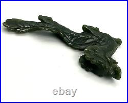 Antique Chinese Jade Superbly Hand Carved Dragon