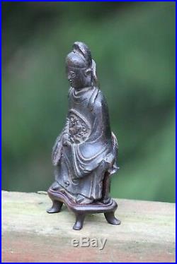 Antique Chinese Ming Dynasty 16th Century Bronze Xuanwu God dragon designs