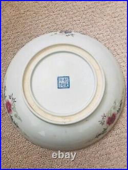Antique Chinese Qing Qianlong Porcelain Dragon Plate Estate Find