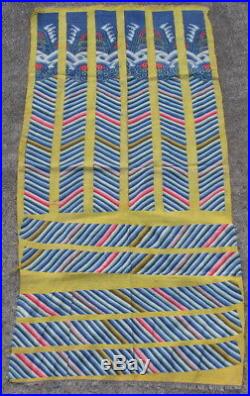 Antique Chinese textile hand woven silk tapestry Kossu Kesi uncut dragon robe