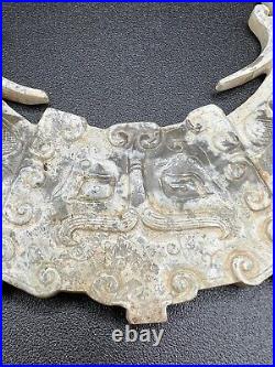 Antique Exceedingly Rare And Finely Detailed Chinese Jade Dragon Plaque