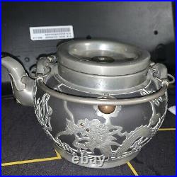 Antique Oriental Asian Chinese Wen Hua Shun Dragon Teapot China Vintage