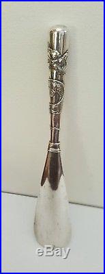 Antique Wang Hing Chinese Export Silver Dragon Shoe Horn WH 90 76g (2.7oz)