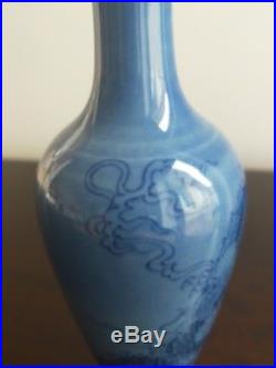 Antique chinese porcelain vase dragon pattern