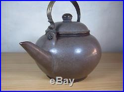 Antique old Chinese Teapot YiXing Clay Dragon Marked
