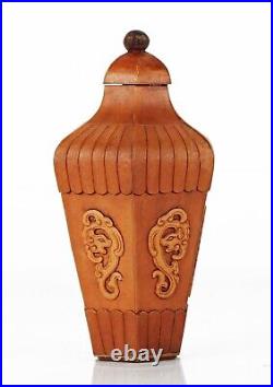 BAMBOO Antique SNUFF Bottle CHINESE DRAGONS QING Provenance