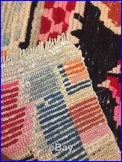 Beautiful Antique 19th Century Chinese Textile Dragon Nega Shema Rug / Carpet